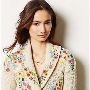 ISO-NOT FOR SALE Anthro Rose is a Rose Cardigan